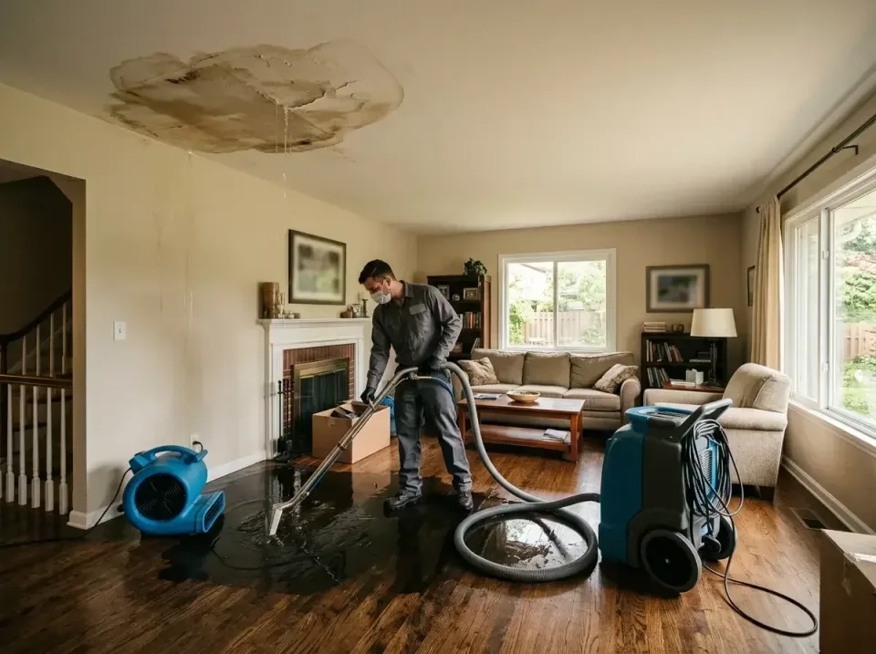 attic-pipe-burst-ceiling-drip-008 — frequently asked questions, Water Damage Restoration & Carpet Care in Mequon, WI